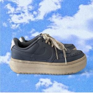 Nike Blue Court Vision Alta Sneakers